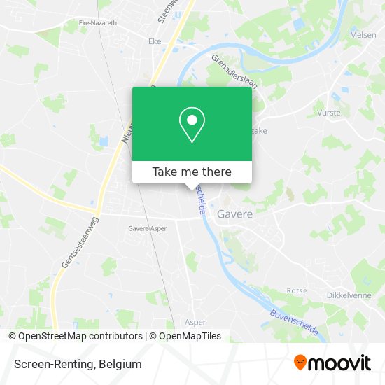 Screen-Renting map