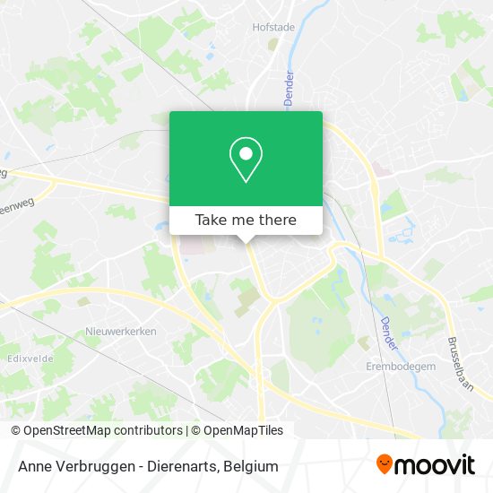 Anne Verbruggen - Dierenarts map