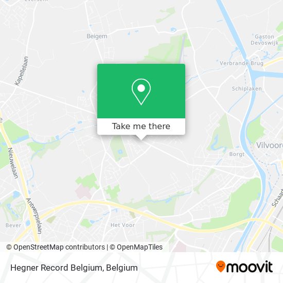 Hegner Record Belgium map