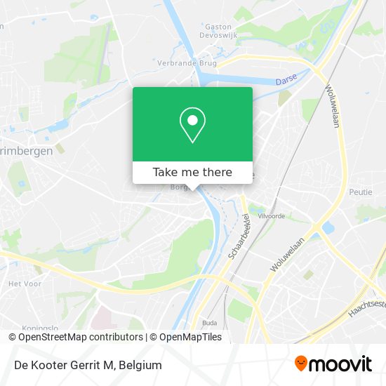 De Kooter Gerrit M map