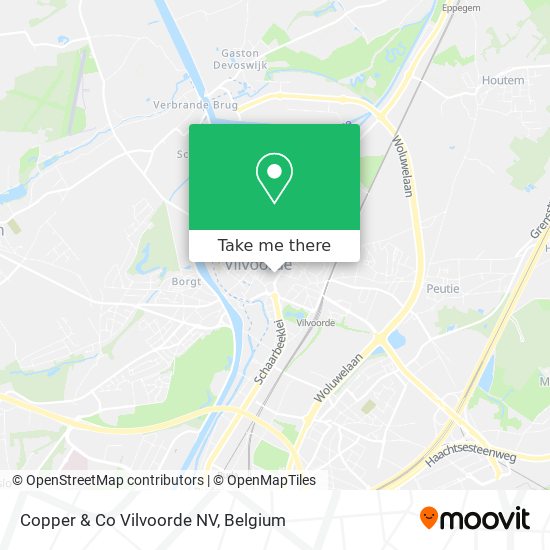 Copper & Co Vilvoorde NV map