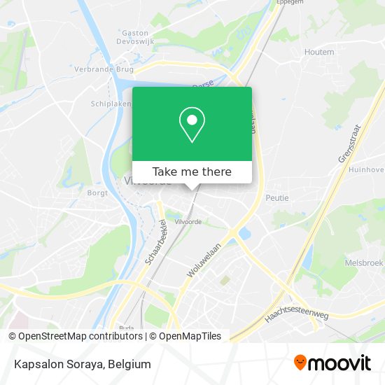 Kapsalon Soraya map