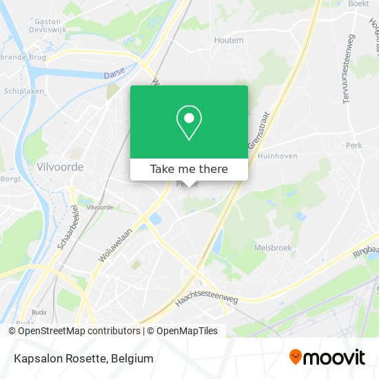 Kapsalon Rosette plan