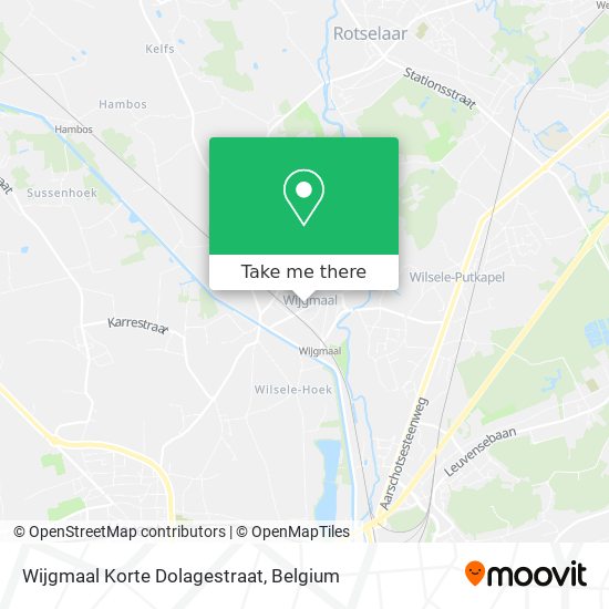 Wijgmaal Korte Dolagestraat map