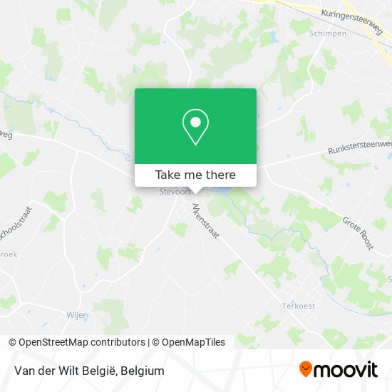 Van der Wilt België plan