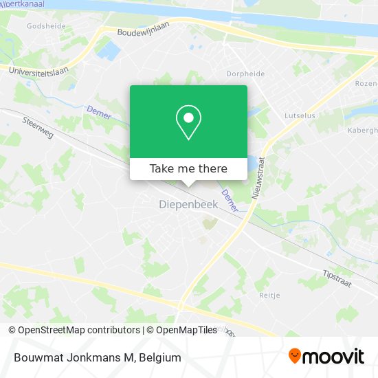 Bouwmat Jonkmans M map