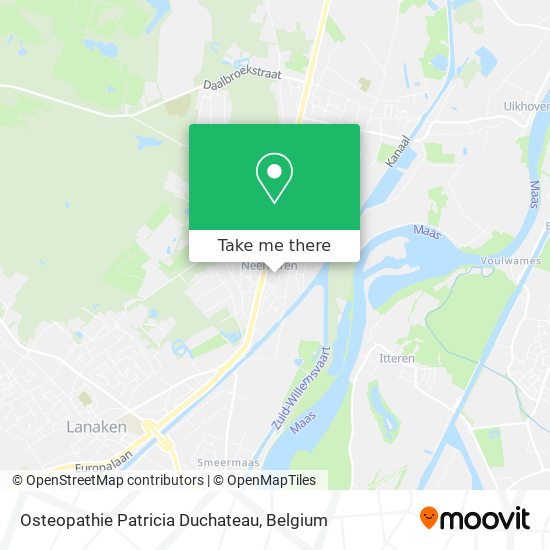 Osteopathie Patricia Duchateau map