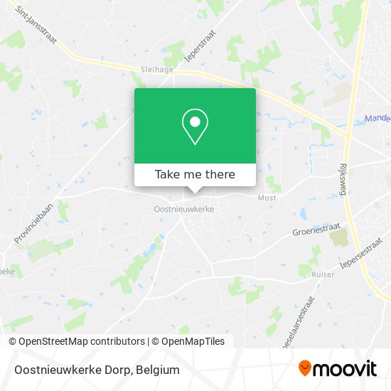 Oostnieuwkerke Dorp plan