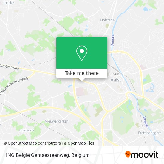 ING België Gentsesteenweg plan