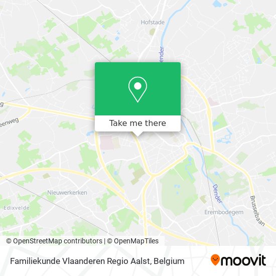 Familiekunde Vlaanderen Regio Aalst plan