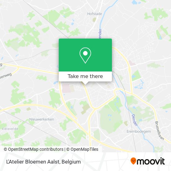 L'Atelier Bloemen Aalst map