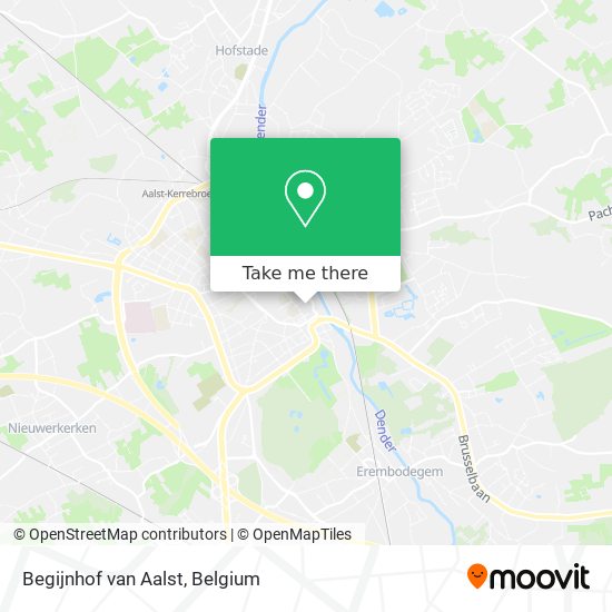 Begijnhof van Aalst plan