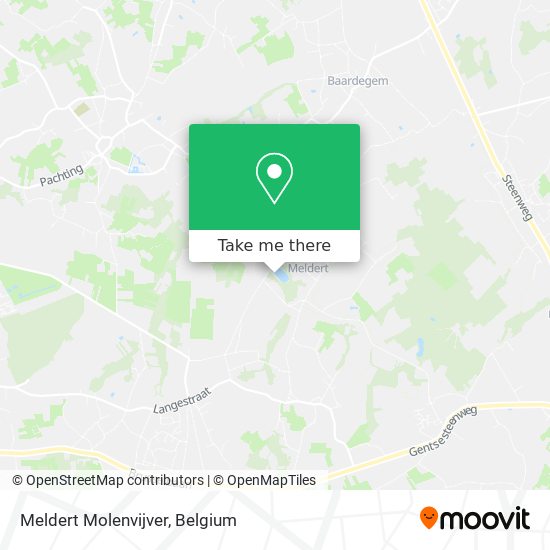 Meldert Molenvijver map