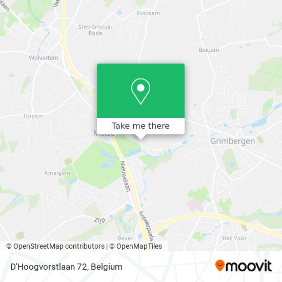 D'Hoogvorstlaan 72 map