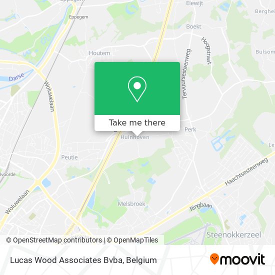Lucas Wood Associates Bvba map