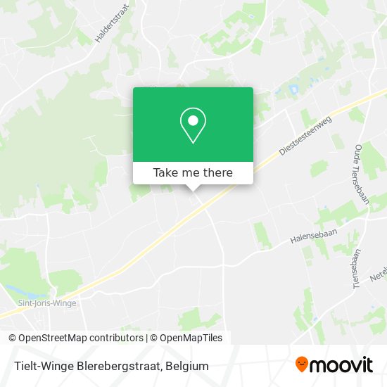 Tielt-Winge Blerebergstraat map