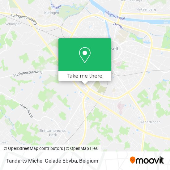 Tandarts Michel Geladé Ebvba map
