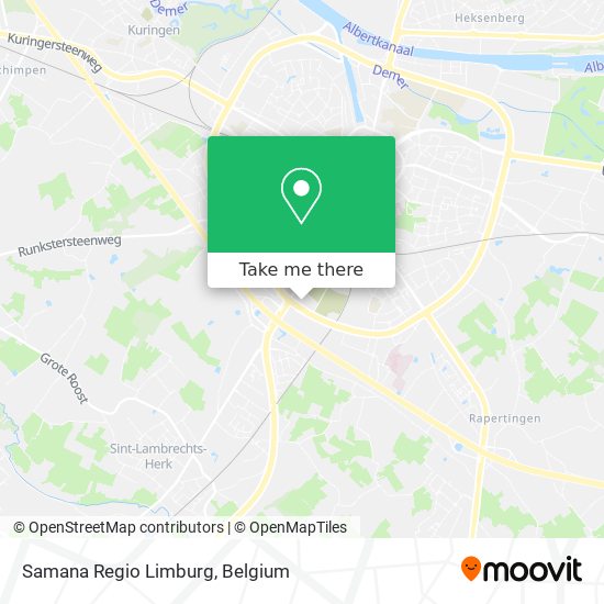Samana Regio Limburg map