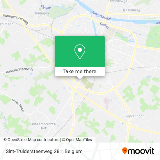Sint-Truidersteenweg 281 map