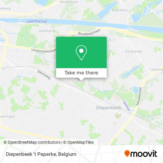 Diepenbeek 't Peperke plan