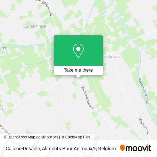 Callens-Desaele, Aliments Pour Animaux / F map