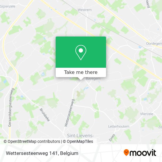 Wettersesteenweg 141 plan