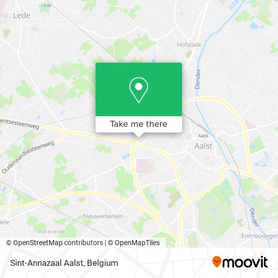 Sint-Annazaal Aalst map