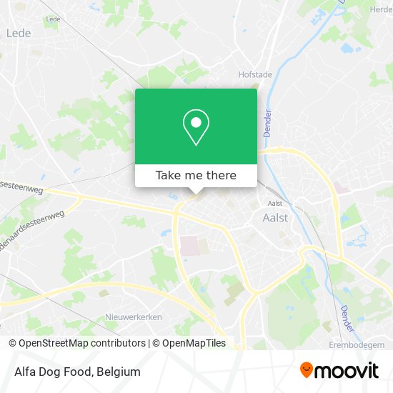 Alfa Dog Food map