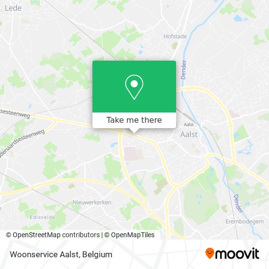 Woonservice Aalst map