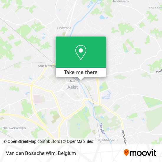 Van den Bossche Wim map