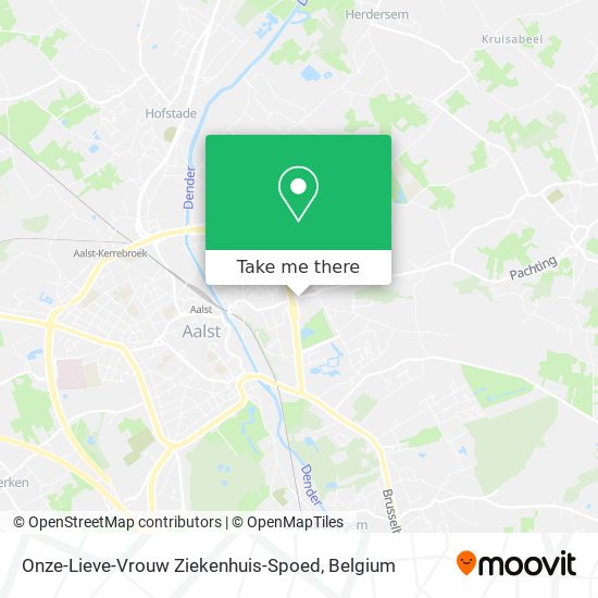 Onze-Lieve-Vrouw Ziekenhuis-Spoed map