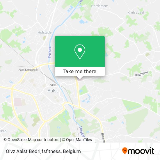 Olvz Aalst Bedrijfsfitness map