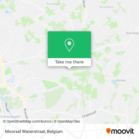 Moorsel Waverstraat map