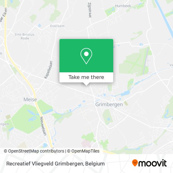 Recreatief Vliegveld Grimbergen map