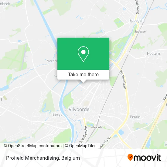 Profield Merchandising map