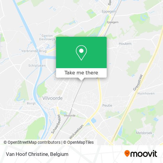 Van Hoof Christine map