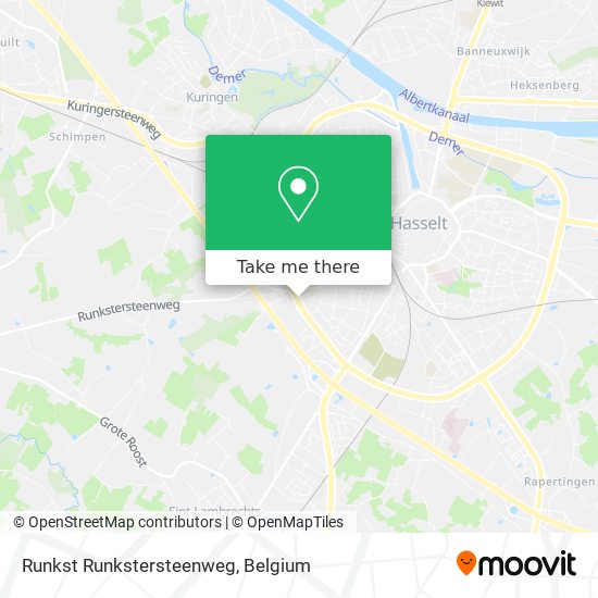 Runkst Runkstersteenweg map