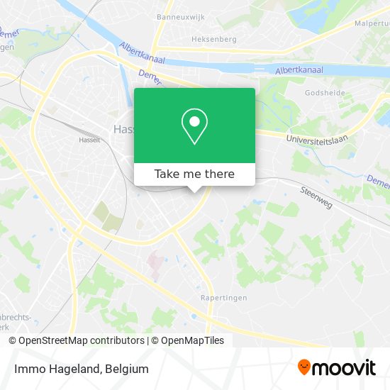 Immo Hageland map