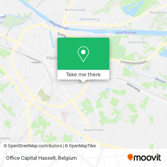 Office Capital Hasselt map