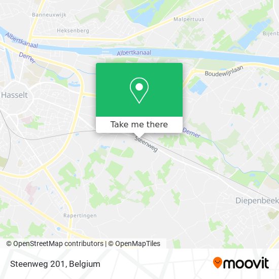 Steenweg 201 map