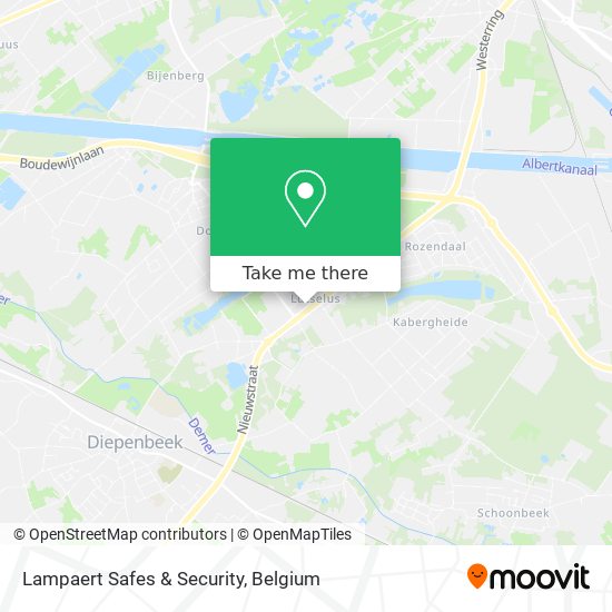 Lampaert Safes & Security map