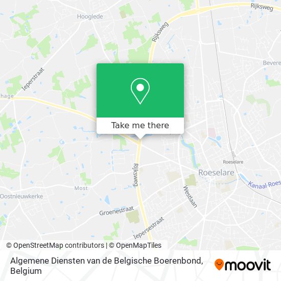 Algemene Diensten van de Belgische Boerenbond map