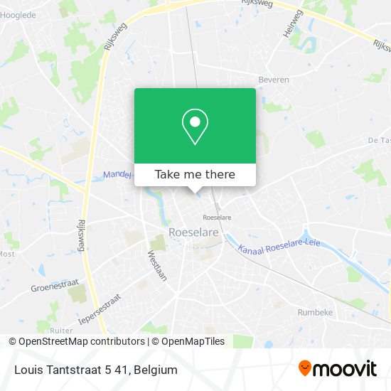 Louis Tantstraat 5 41 map