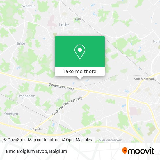 Emc Belgium Bvba map