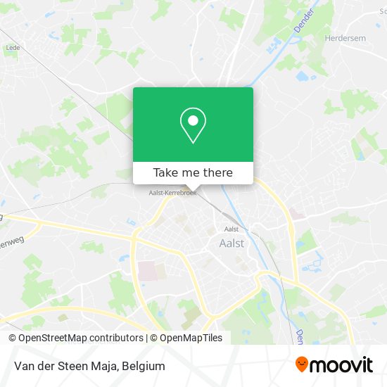 Van der Steen Maja map