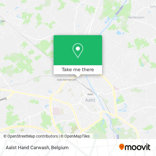 Aalst Hand Carwash map