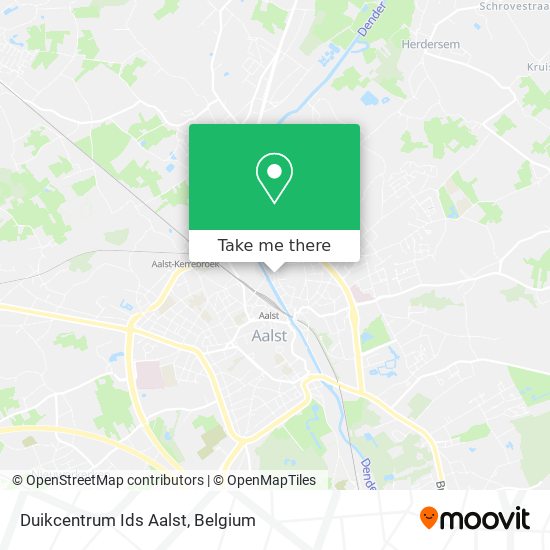 Duikcentrum Ids Aalst map