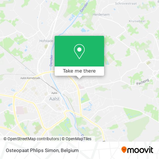 Osteopaat Phlips Simon map