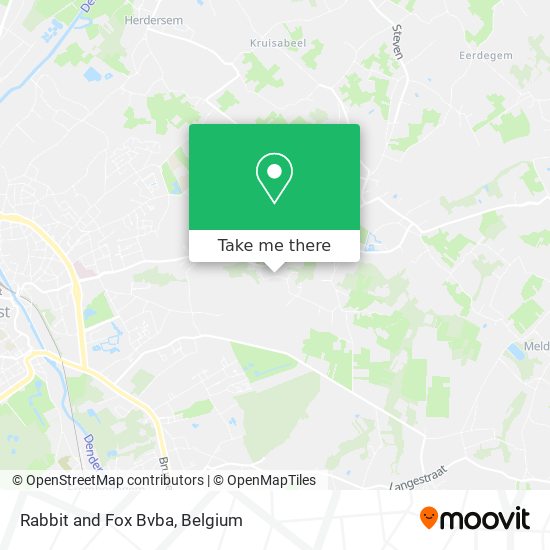 Rabbit and Fox Bvba map