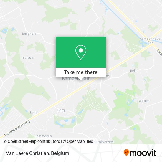 Van Laere Christian map